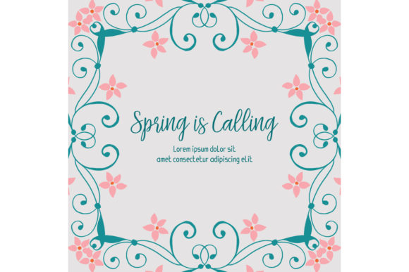 Download Cute Spring Calling Greeting Card Decor - Card decor Collection