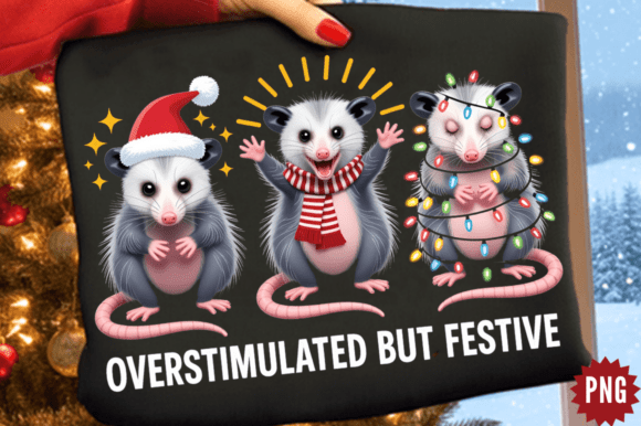 Download Overstimulated but Festive Possum Christ - Festive Collection