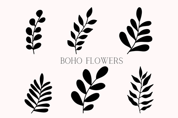 Download Boho Abstract Botanical Leaves Flower - Leaves Collection