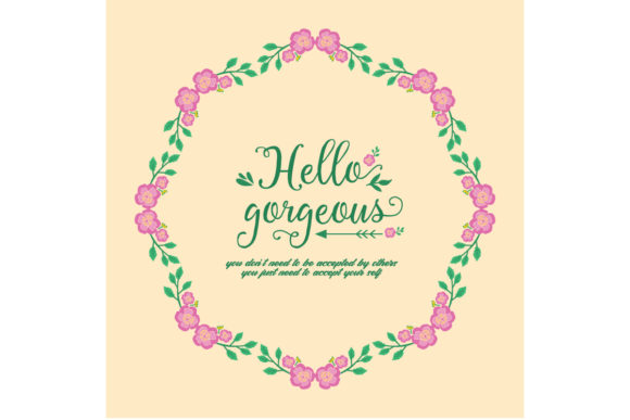 Download Antique Hello Gorgeous Card Decor - Card decor Collection