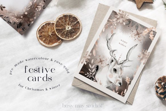 Download Christmas Festive Cards Winter Animals - Festive Collection