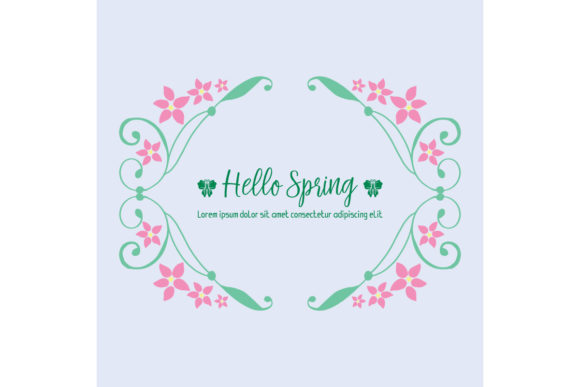 Download Elegant Happy Spring Greeting Card Decor - Card decor Collection