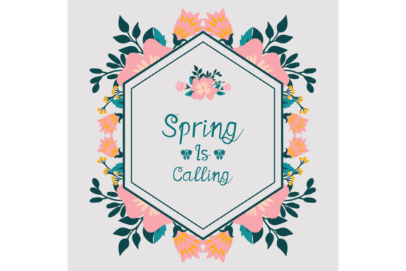Download Cute Spring Calling Greeting Card Decor - Card decor Collection