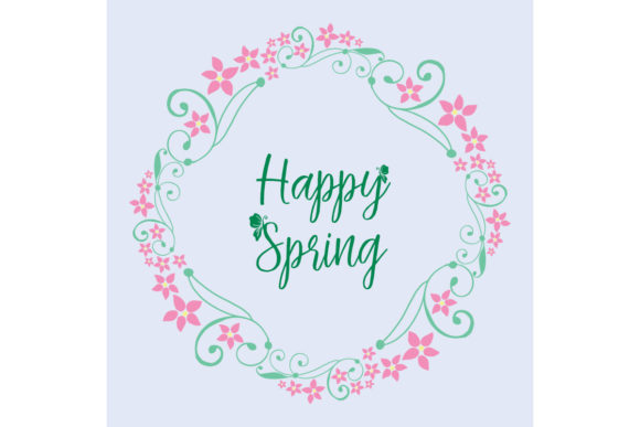 Download Elegant Happy Spring Greeting Card Decor - Card decor Collection