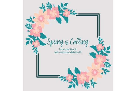 Download Cute Spring Calling Greeting Card Decor - Card decor Collection