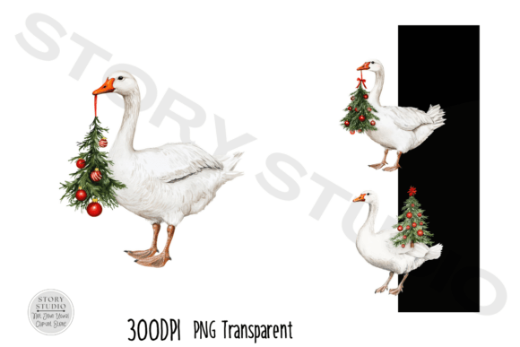 Download Christmas Goose Festive Holiday Clipart - Festive Collection