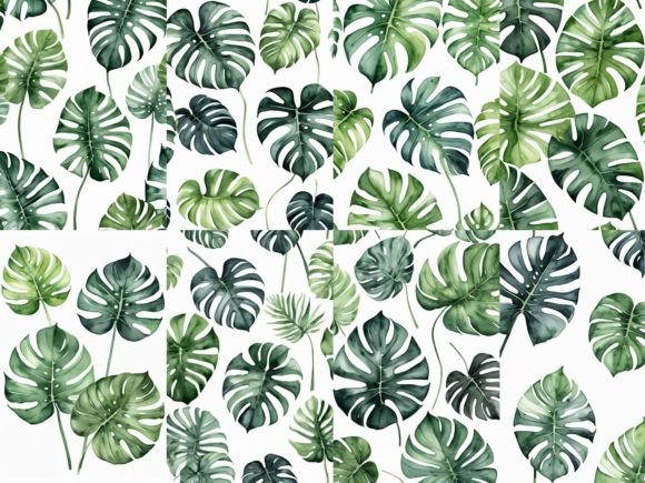 Download 32 Images Monstera Leaves Watercolor - Leaves Collection